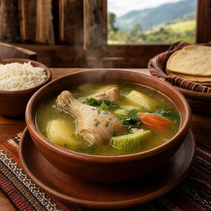 Caldo de Gallina de Patio