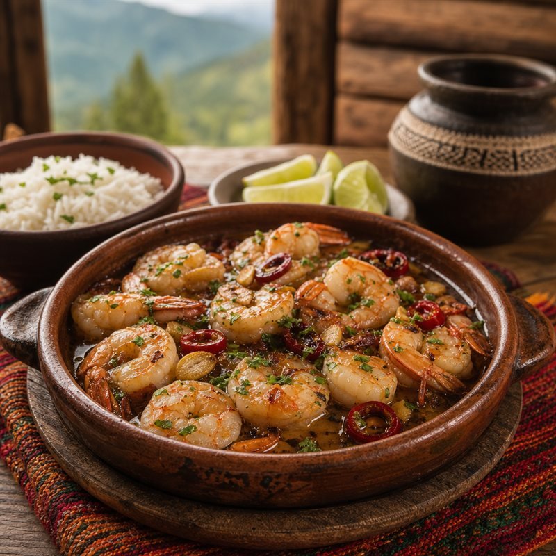 Camarones al Ajillo